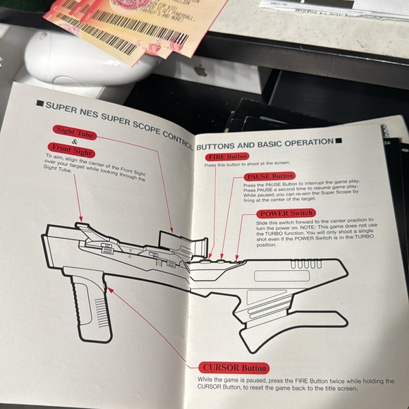 SUPER SCOPE 6 AND SUPER NES SCOPE BOOKLET - Picture 8 of 8